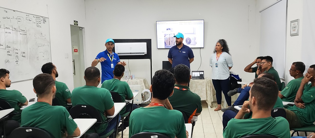 Técnicos da Seleção do ar Elgin, realiza treinamento técnico presencial no CD da carajás de Maceió - alagoas