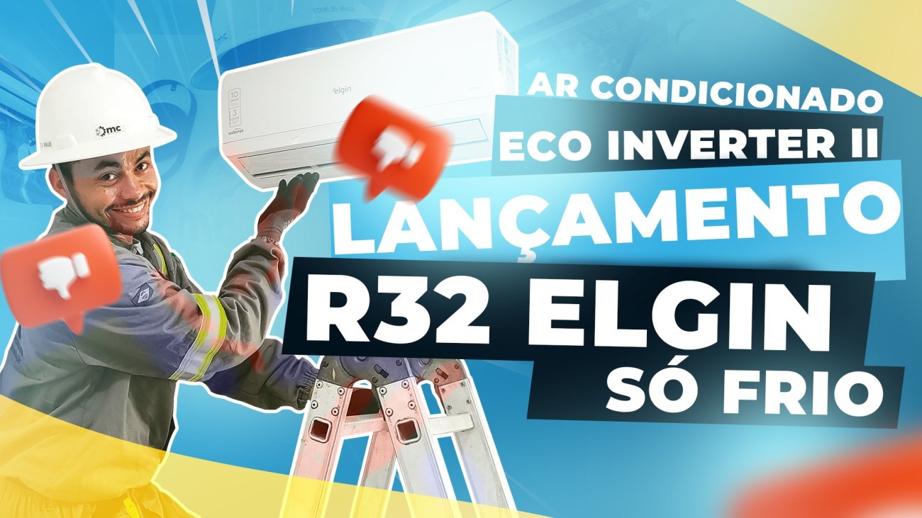 ECO INVERTER II LANÇAMENTO #SÓ #FRIO FLUÍDO R32
