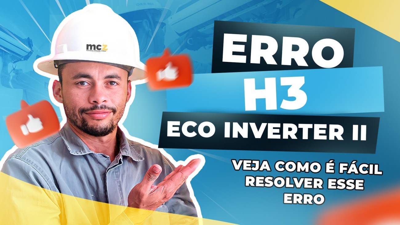 ERRO H3 ELGIN ECO INVERTER II VEJA COMO RESOLVER NA PRÁTICA