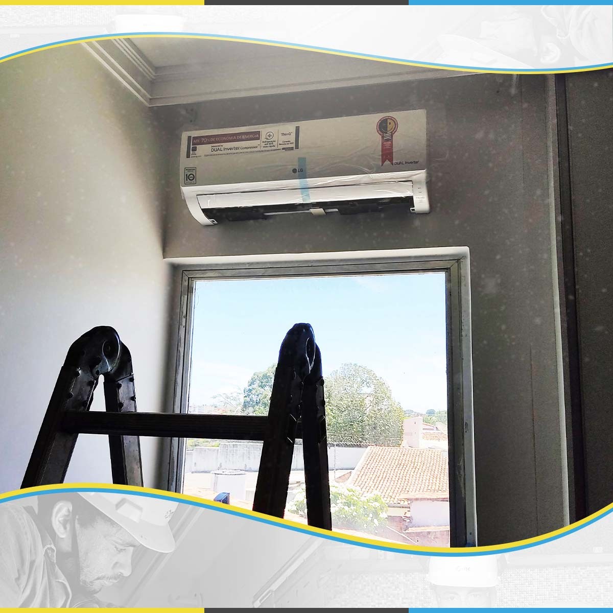 Fotos Instalação ar-condicionado Cliente: ADILSON ALVES DOS SANTOS